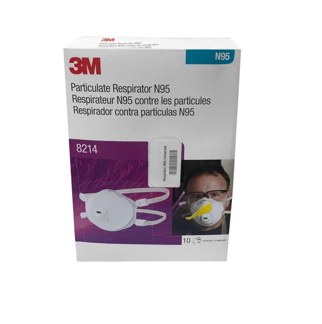 RESPIRADOR 3M 8214 N95 CON VALVULA