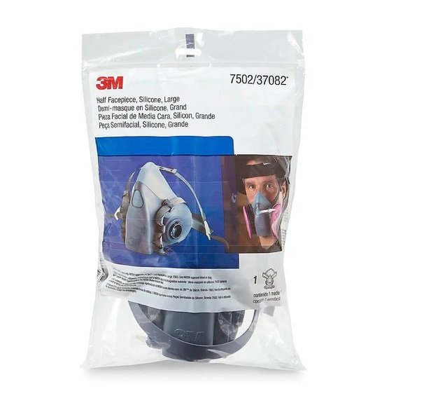 RESPIRADOR DE MEDIA CARA 7502 DE SILICONA (MEDIUM)