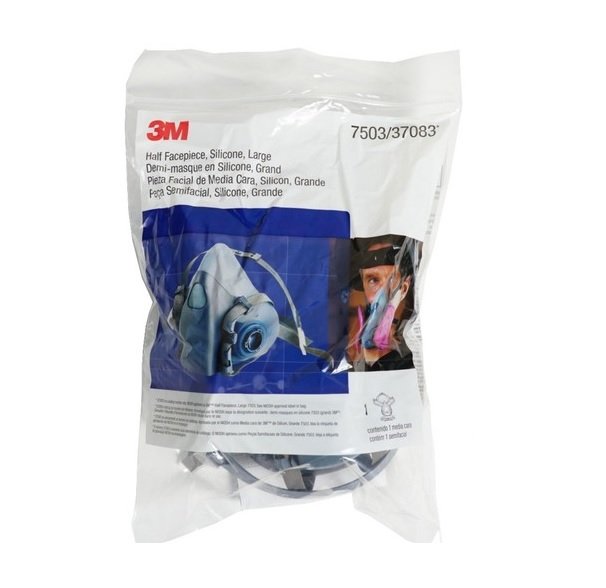 RESPIRADOR DE MEDIA CARA 7503 DE SILICONA (MEDIUM)